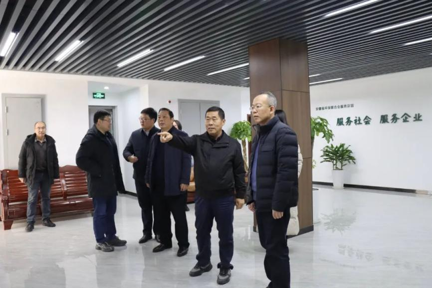 必赢3003no1线路检测中心赴安徽省环保联合会开展交流合作